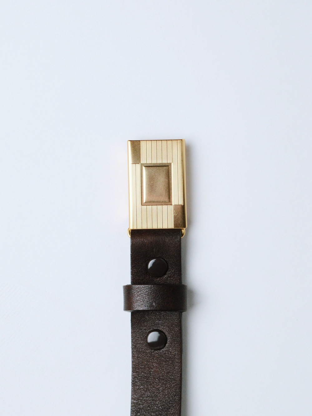 LOT.003 HICKOK BELT (MUD BROWN DYED) TTCORE003 - T.T / Taiga