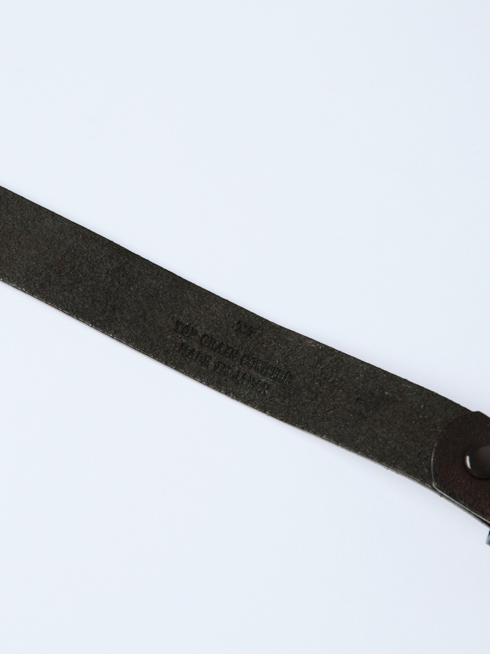 LOT.003 HICKOK BELT (MUD BROWN DYED) TTCORE003 - T.T / Taiga