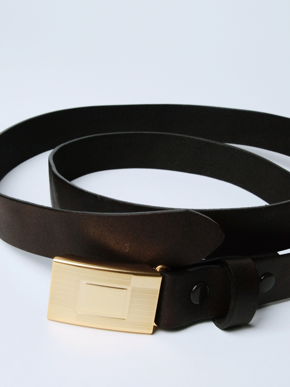 LOT.003 HICKOK BELT (MUD BROWN DYED) TTCORE003 - T.T / Taiga