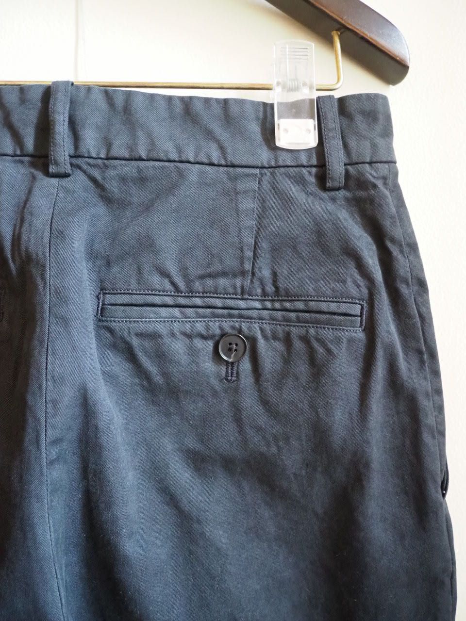 2026SS】GARMENT-DYED FINX LIGHT CHINO PANTS (BLACK) A26SP06LFの通販