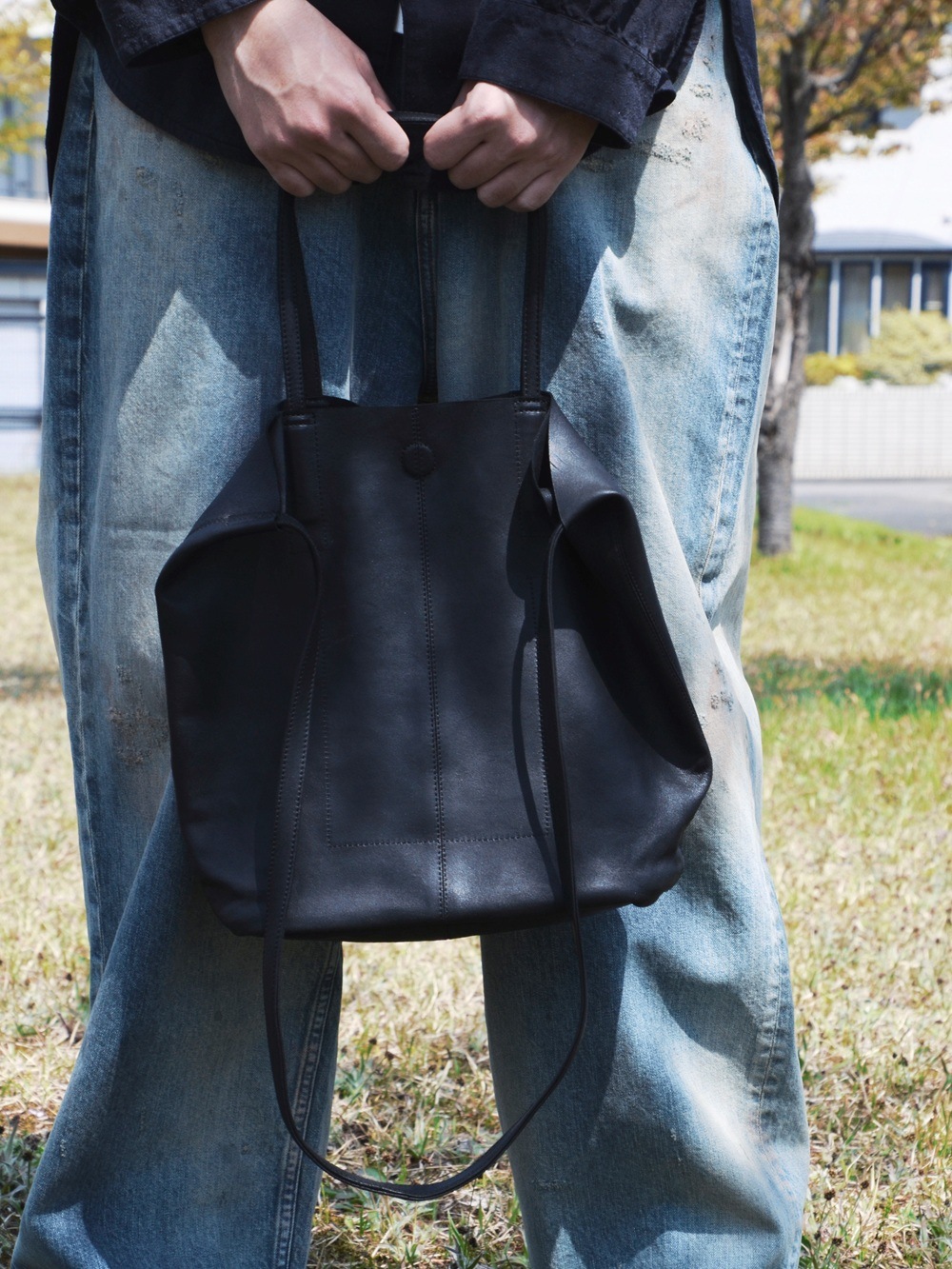 Morphee モルフェ 3WAY MEDIUM TOTE (LONG) BLACK ML-BLK-1の通販