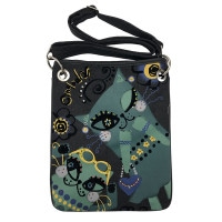 ショルダー BAG アニマルプリント ネコ 203B 19 【cinq dix】|BJjc