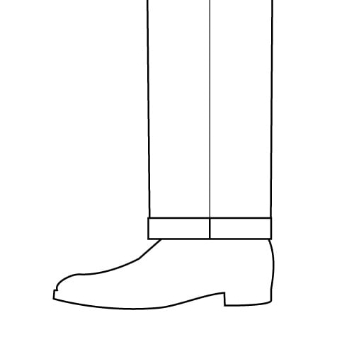 【心斎橋リフォーム提携】PANTS裾 ダブル仕上げ