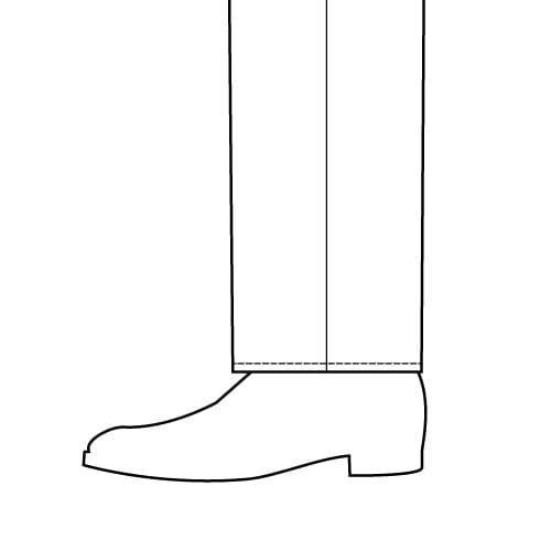 【心斎橋リフォーム提携】PANTS裾 タタキ仕上げ