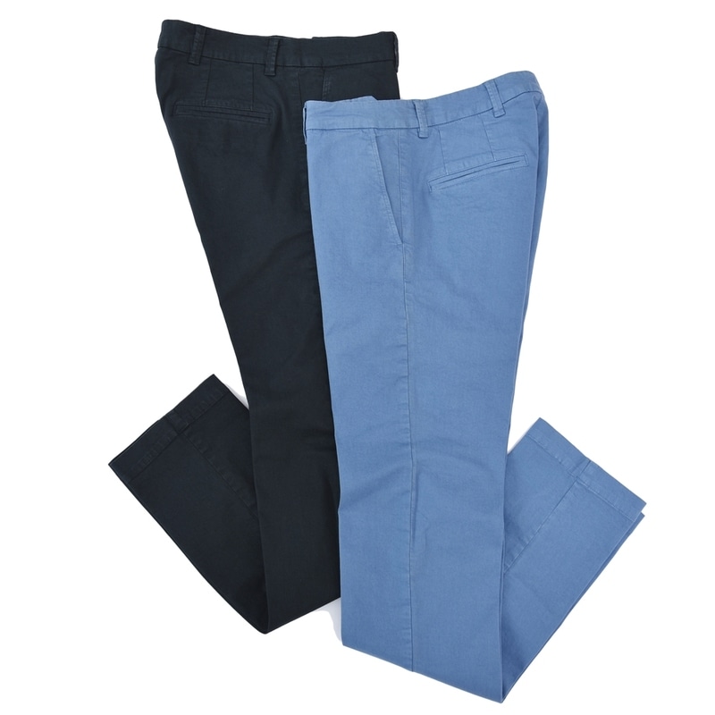 【SALE52%OFF】BARENA（バレナ）<br>オーバーダイコットンストレッチテーパードパンツ D067 13041001079