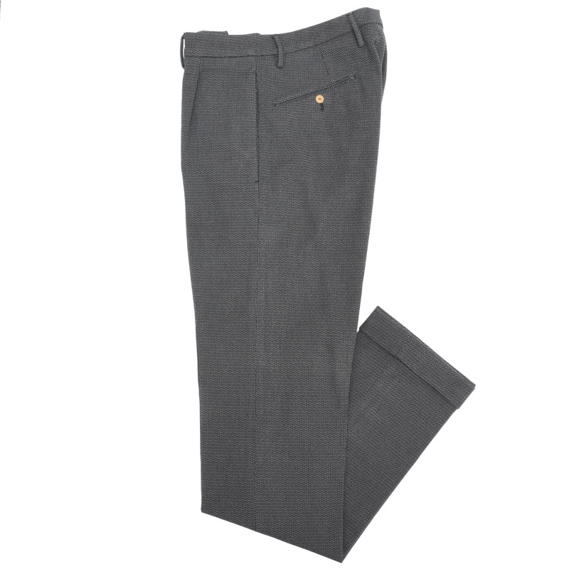 【SALE52%OFF】METRICO（メトリコ）<br>ウォッシュドコットンストレッチジャガード1プリーツテーパードパンツ PAYSAN17737 13052007025