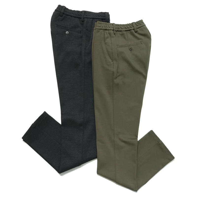 【SALE52%OFF】BERWICH（ベルウィッチ）<br>ウールアクリルジャージテーパードシャーリングパンツ ELICA-LM3480 13062011039