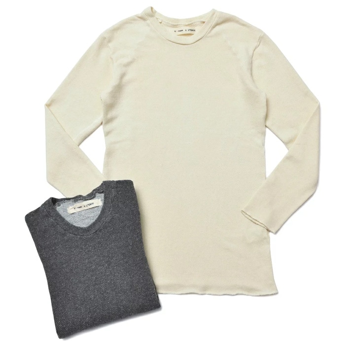 【SALE52%OFF】V::room（ヴイルーム）<br>ガーメントダイコットンソフト裏毛クルーネックスウェット MVR17S8050/171676 12071003043