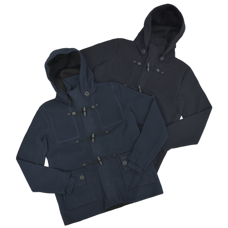 【SALE52%OFF】BARK（バーク）<br>ナイロンワッフルニットショートダッフルブルゾン 10801001 14152001065