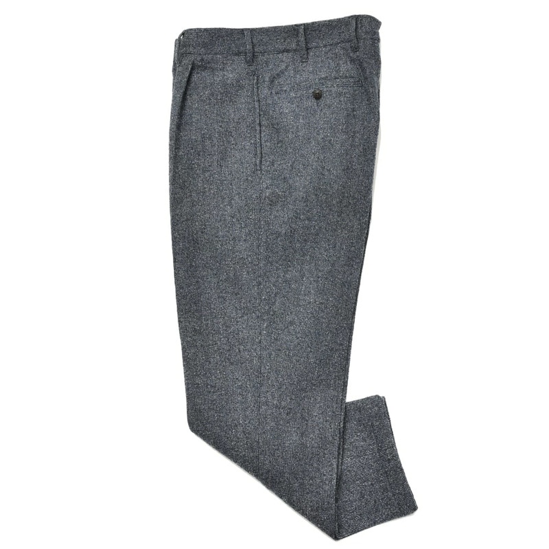 【SALE52%OFF】THE GIGI（ザ ジジ）<br>TONGA ウォッシュドウールライトツィードメランジ1プリーツキャロットテーパードパンツ G035 13072001039