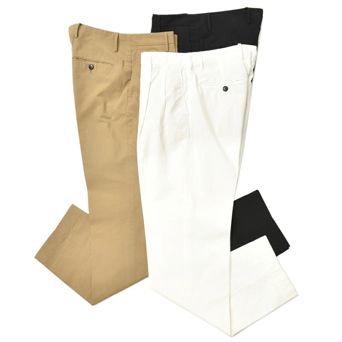 【SALE52%OFF】CellarDoor（セラードアー）<br>コットンリップストップ2Pテーパードパンツ S.TROPEZ A225 13081410025