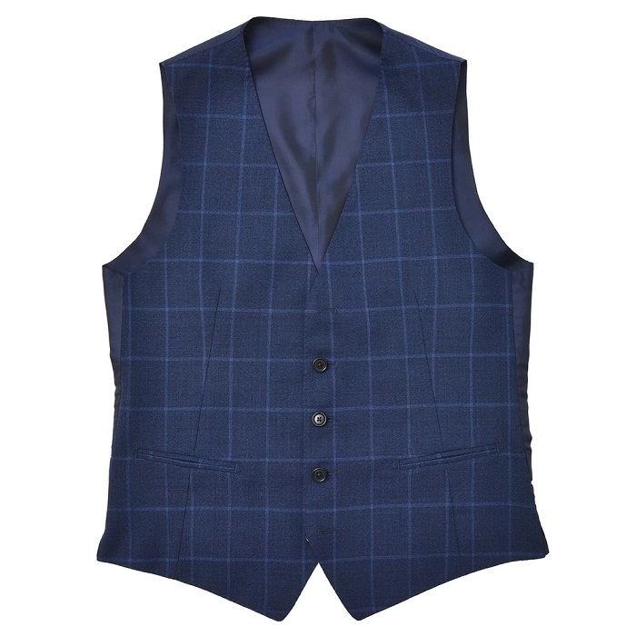 【40%OFF】De Petrillo（デ ペトリロ）<br>ナチュラルストレッチウールトロピカルウインドーペーンジレ PROCIDA 158F/384 14081001082