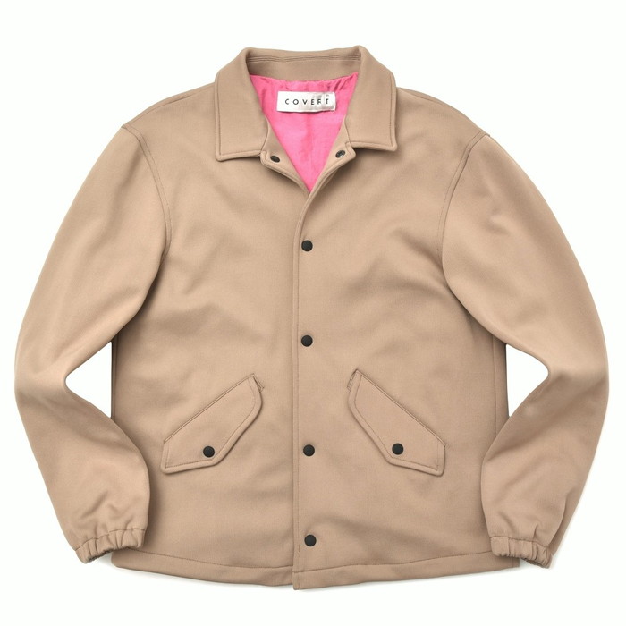 【SALE52%OFF】COVERT（コーベルト）<br>ナイロンジャージーコーチジャケット IM1094 14081403025
