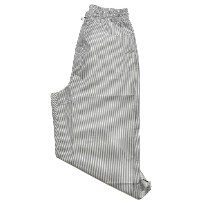 【SALE52%OFF】SUNNEI（サンネイ）<br>コットンナイロンストライプシャーリングクロップドパンツ SN8SUSTT03 13081412025