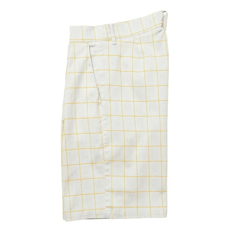 【SALE52%OFF】SUNNEI（サンネイ）<br>コットンストレッチオーバーチェック1プリーツショーツ SPC30/A91 13171004025