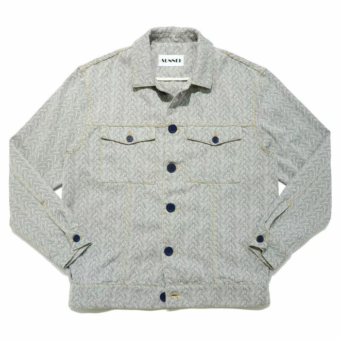 SUNNEI（サンネイ）<br>コットンポリウールヘリンボーンブルゾン GD03-2FW16 14062007025