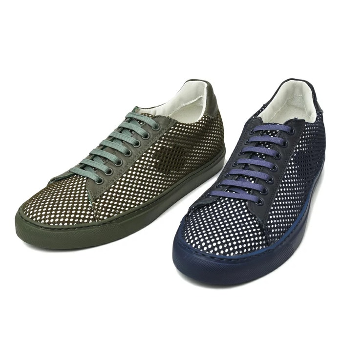BePositive（ビーポジティブ）<br>ナイロンメッシュレースアップスニーカー TENNIS/354D5MOBLUSH 15271002114