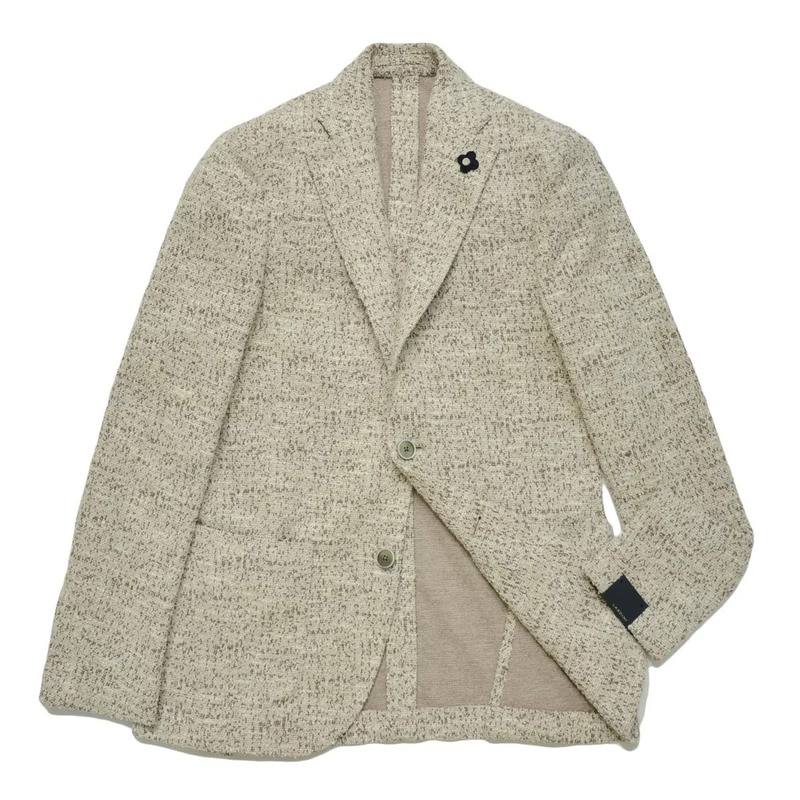 【SALE52%OFF】LARDINI（ラルディーニ）<br>コットンナイロンメランジブークレジャージ3Bジャケット JI560AQ/EARJ46575 17061022022