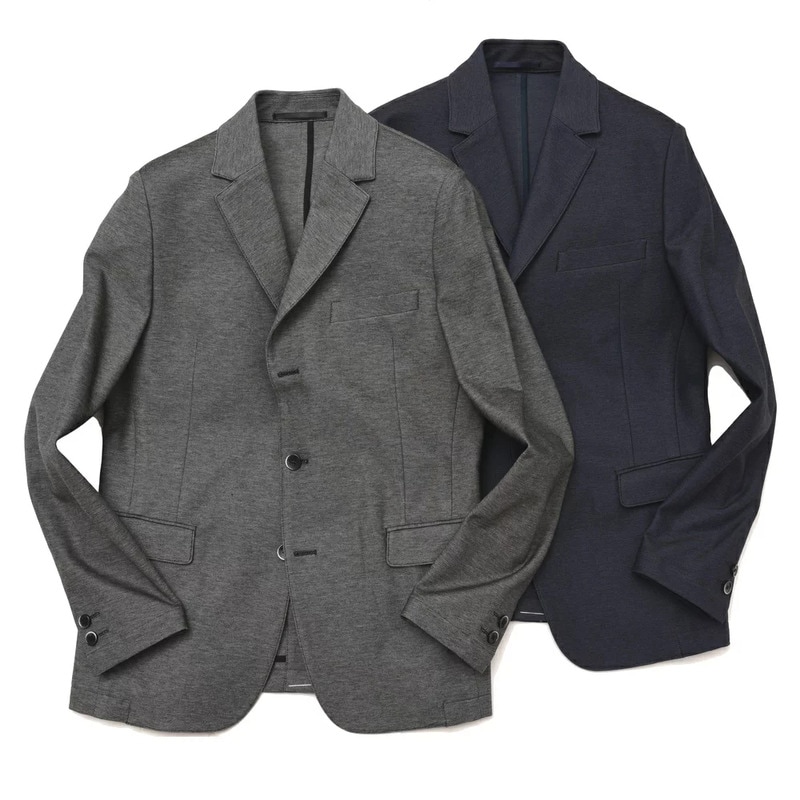 【SALE52%OFF】SOLIDO（ソリード）<br>度詰めコットン鹿の子ジャージ3Bジャケット TANTALO MSL17S444 17071000043