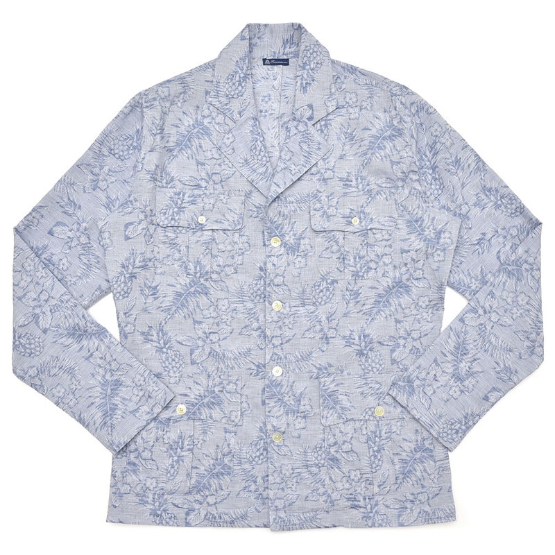 FINAMORE フィナモレ コーデュロイ サファリジャケット 48 Finamore【フィナモレ】サファリシャツジャケットをご紹介します