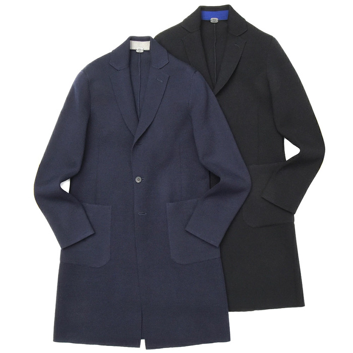 【SALE52%OFF】991（ナインナインティワン/キューキューイチ）<br>15ゲージSGリブソリッドチェスターフィールドコート Rosario/YAHA203M 16082006137