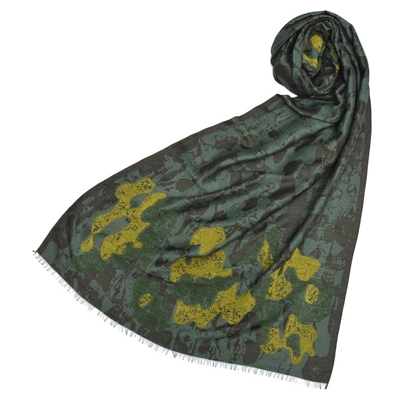 【SALE52%OFF】RODA（ロダ）<br>レーヨンウールシルクナイロンニードルパンチストール 68400 18342000052