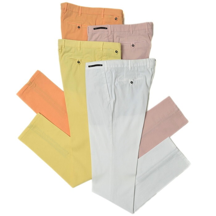 【SALE52%OFF】PT01（ピーティーゼロウーノ）<br>PIXEL コットンストレッチ キャンバス ソリッド パンツ SUPER SLIM FIT 33051003081