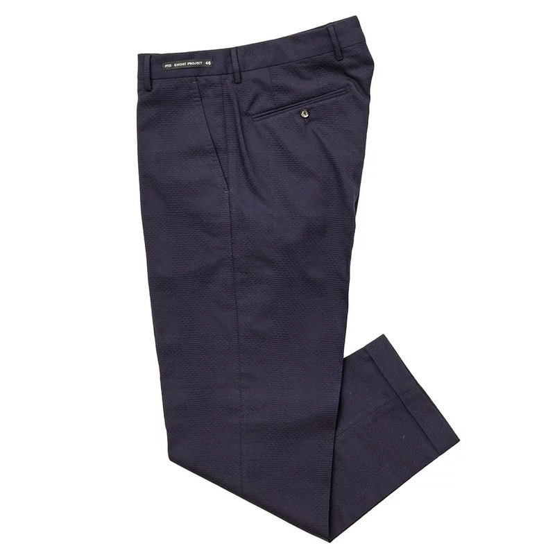 【SALE52%OFF】PT01(ピーティーゼロウーノ)GHOST PROJECT TRACK コットン ウール ストレッチ ジャガード パンツ 33071022081