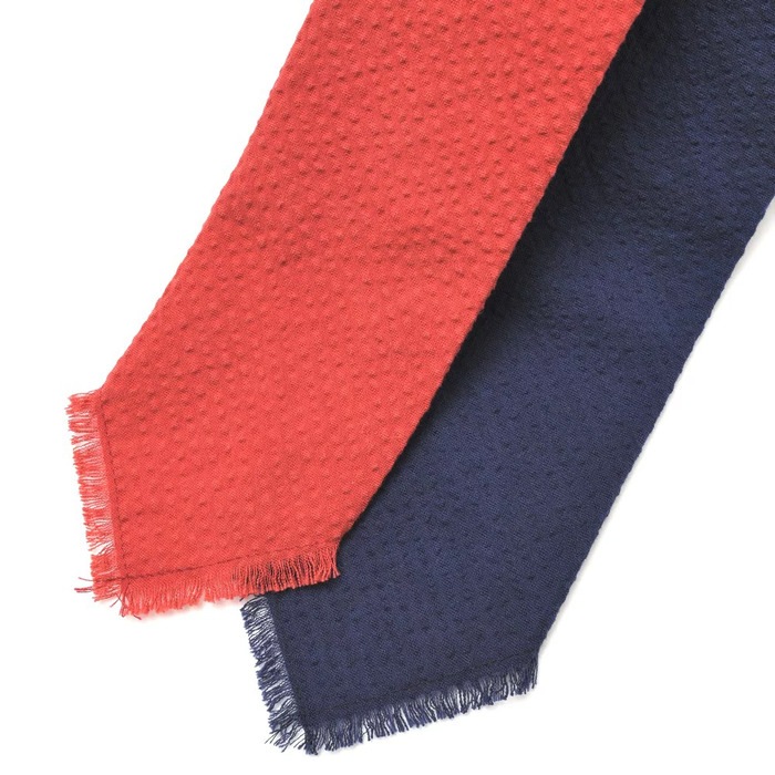 【SALE52%OFF】POST IMPERIAL（ポスト インペリアル）<Br>ハンドダイコットンシアサッカーソリッドタイ TIE 10-00 STANDARD 18271000025
