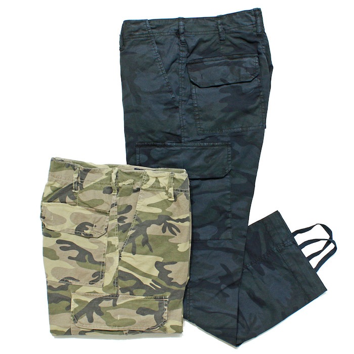【SALE52%OFF】J.W.BRINE（ジェイダブリューブライン）<br>TPO KEY 製品染め コットンストレッチ カモフラージュ カーゴパンツ 33061001039