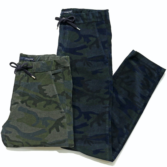 【SALE52%OFF】J.W.BRINE（ジェイダブリューブライン）<br>CHRISS 製品染め コットンストレッチ コーデュロイ カモフラ パンツ 33052002039