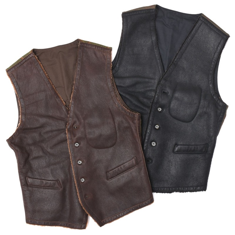 【SALE52%OFF】VAZZOLER（ヴァッツォレール）<br>ムートン ジレ PORT 2Color 34032001054