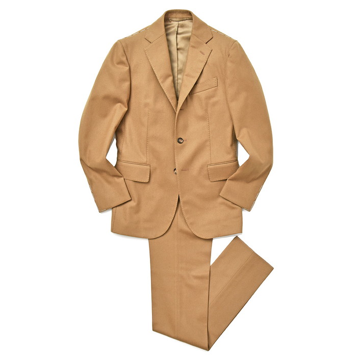 【SALE52%OFF】Stile Latino（スティレ ラティーノ）<br>ウール フランネル ソリッド 1プリーツ シングル3Bスーツ 37172011025
