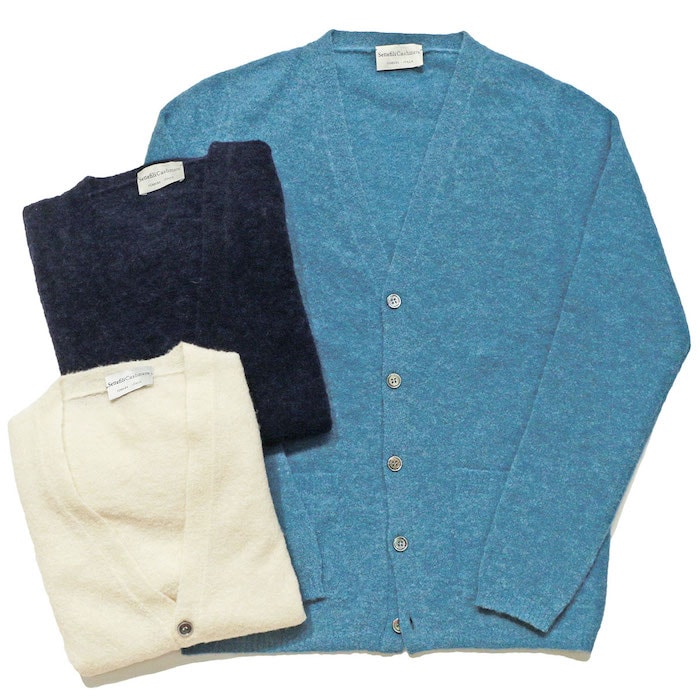 【SALE52%OFF】Settefili Cashmere（セッテフィーリ カシミア）<br>アルパカ ウール ナイロン スプーニャ ニットカーディガン 36061004068