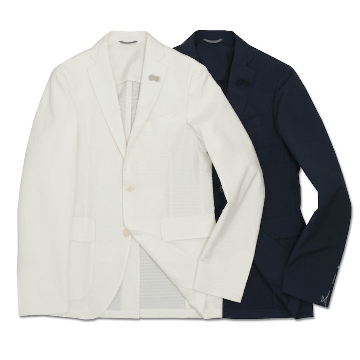 【40%OFF】Altea（アルテア）<br>コットン ポリエステル ナイロン ドットステッチ シングル3Bジャケット 37051002039