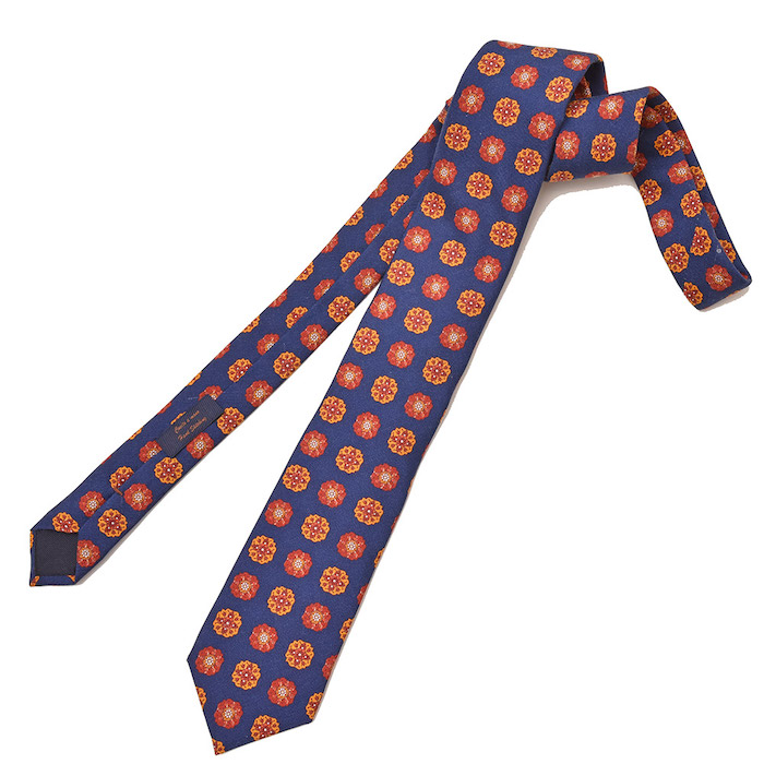 【SALE52%OFF】altea（アルテア）<br>シルク 小紋 タイ 38281006039