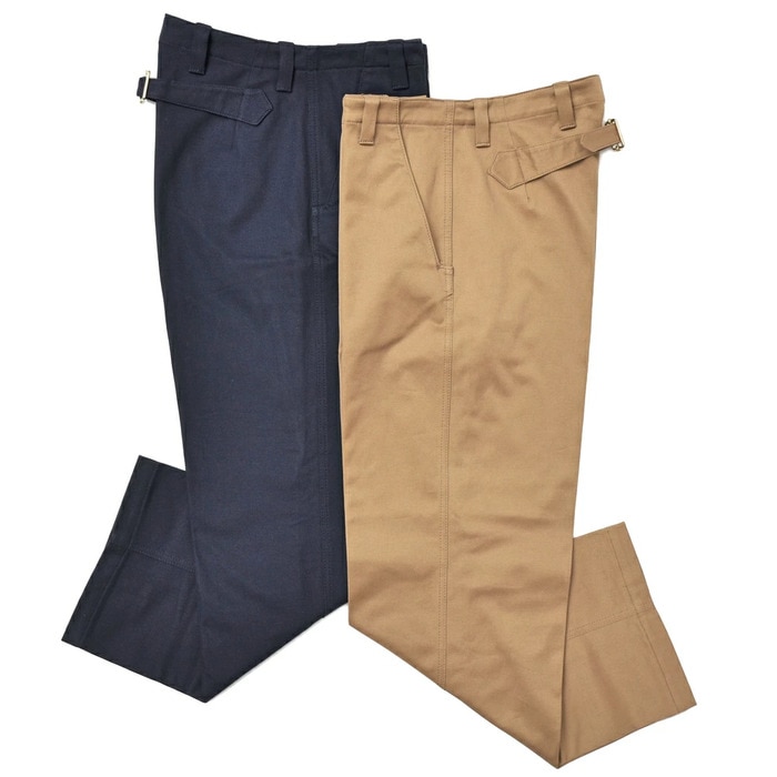 【SALE52%OFF】CellarDoor（セラードアー）<br>コットンストレッチツイルワイドストレートパンツ VIOLET B191 13072019025