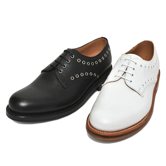 【SALE52%OFF】GRENSON（グレンソン）<br>アイレットレザープレーントゥダービーシューズ CONNOR/111163 15071000106