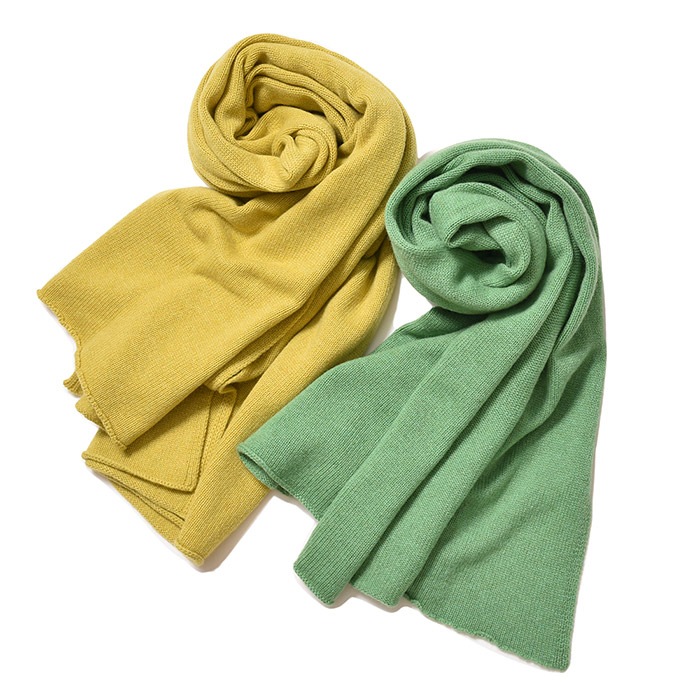 【SALE52%OFF】John Laing（ジョンレイン）カシミヤ ソリッド ニット マフラー 38342001089