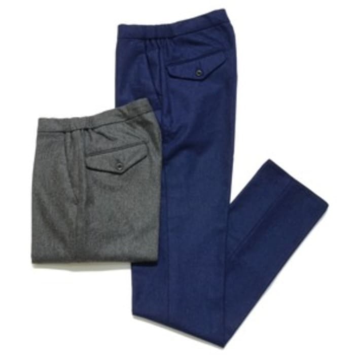 【SALE52%OFF】INCOTEX（インコテックス）1GWT64テーパードSLIMFITウールフランネルウエストシャーリング1GWT64-10763 13052007091