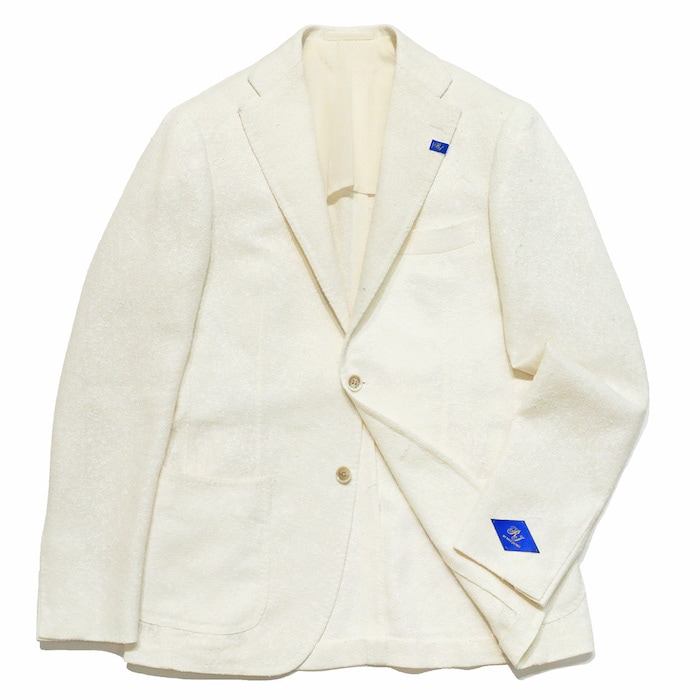 【SALE52%OFF】RING JACKET（リングヂャケット）<br>RJ リネン ナイロン コットン ネップ ソリッド シングル3Bジャケット 37061002028