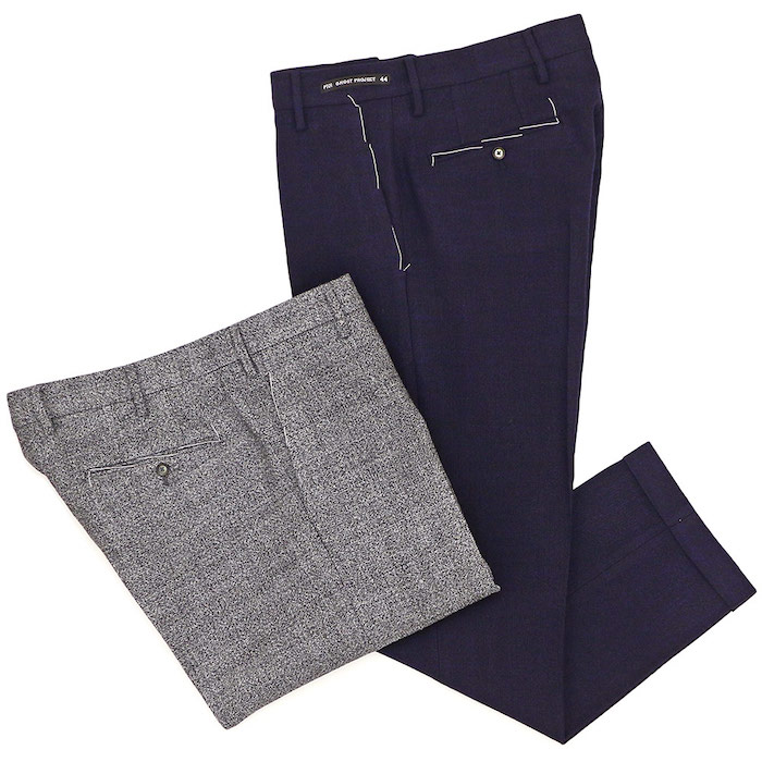 【40%OFF】PT01（ピーティーゼロウーノ）GHOST PROJECT TRACK コットンレーヨンポリエステルジャガード メランジパンツ 33062021081