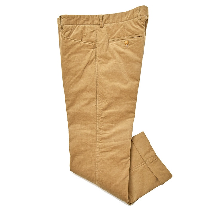 【40%OFF】ts(s)（ティーエスエス）<br>コットン ストレッチ 中綿 ノープリーツ ワイドパンツ 33072001119