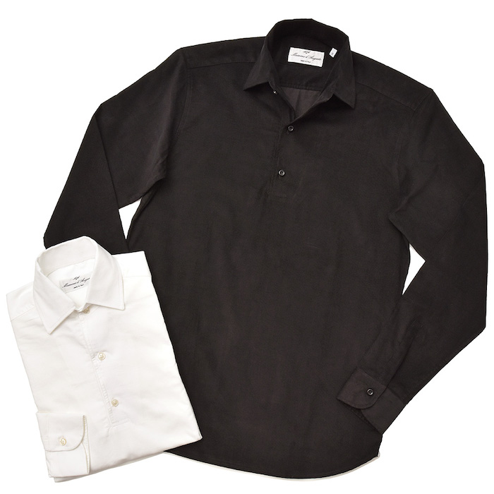 【SALE52%OFF】Massimo d'Augusto（マッシモ ダウグスト）<br>POLO MASSIMO コットン コーデュロイ プルオーバーシャツ 31082001134