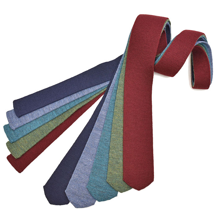 【SALE52%OFF】Stile Latino（スティレ ラティーノ）<br>ウール メランジ ニットタイ 38282001025