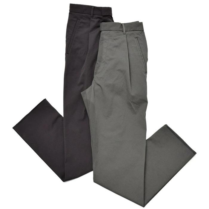 【SALE52%OFF】mando（マンド）<br>ポリエステルカルゼ1Pテーパードパンツ 9398-005　13092401037