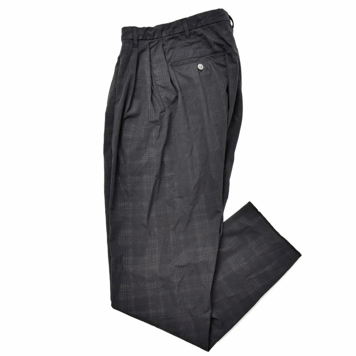 【SALE52%OFF】mando（マンド）<br>ポリエステルシャドーグレンチェック3Pサルエルパンツ 9198-005 13091401037