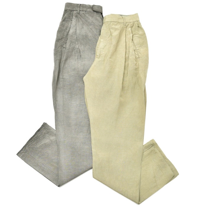 【40%OFF】 mando（マンド）<br>ガーメントダイリネンテンセル3Pサルエルパンツ 9198-014 13091402037