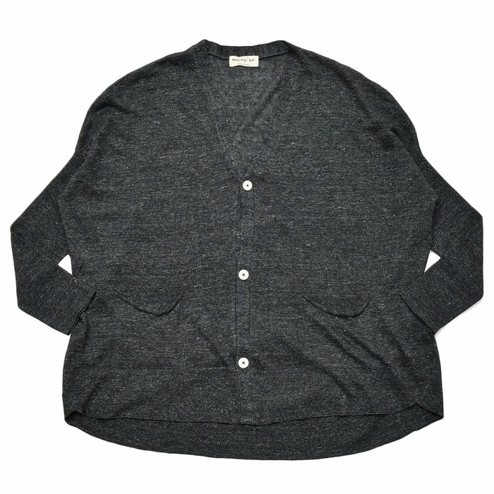 【SALE52%OFF】 ma'ry'ya(マリア)<br>リネンコットンメランジニットカーディガン YCK040 16001402025