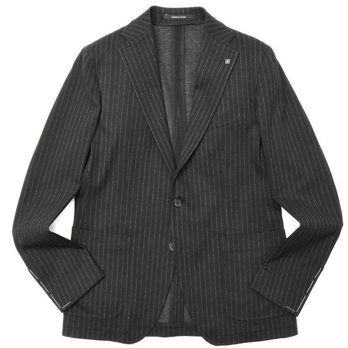 【SALE52%OFF】TAGLIATORE（タリアトーレ）<br>DAKARダカール レーヨンナイロンジャージチョークストライプ2Bジャケット DAKAR22K/A3LIJ008 17002013054